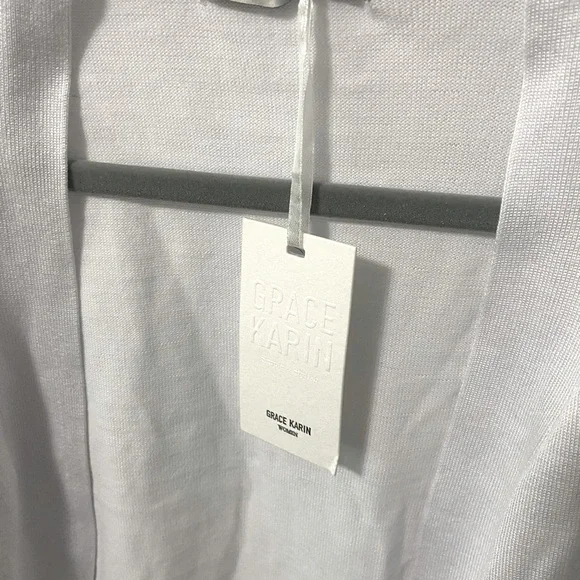 COPY - Cardigan sweater. White. Size S - Picture 3 of 3